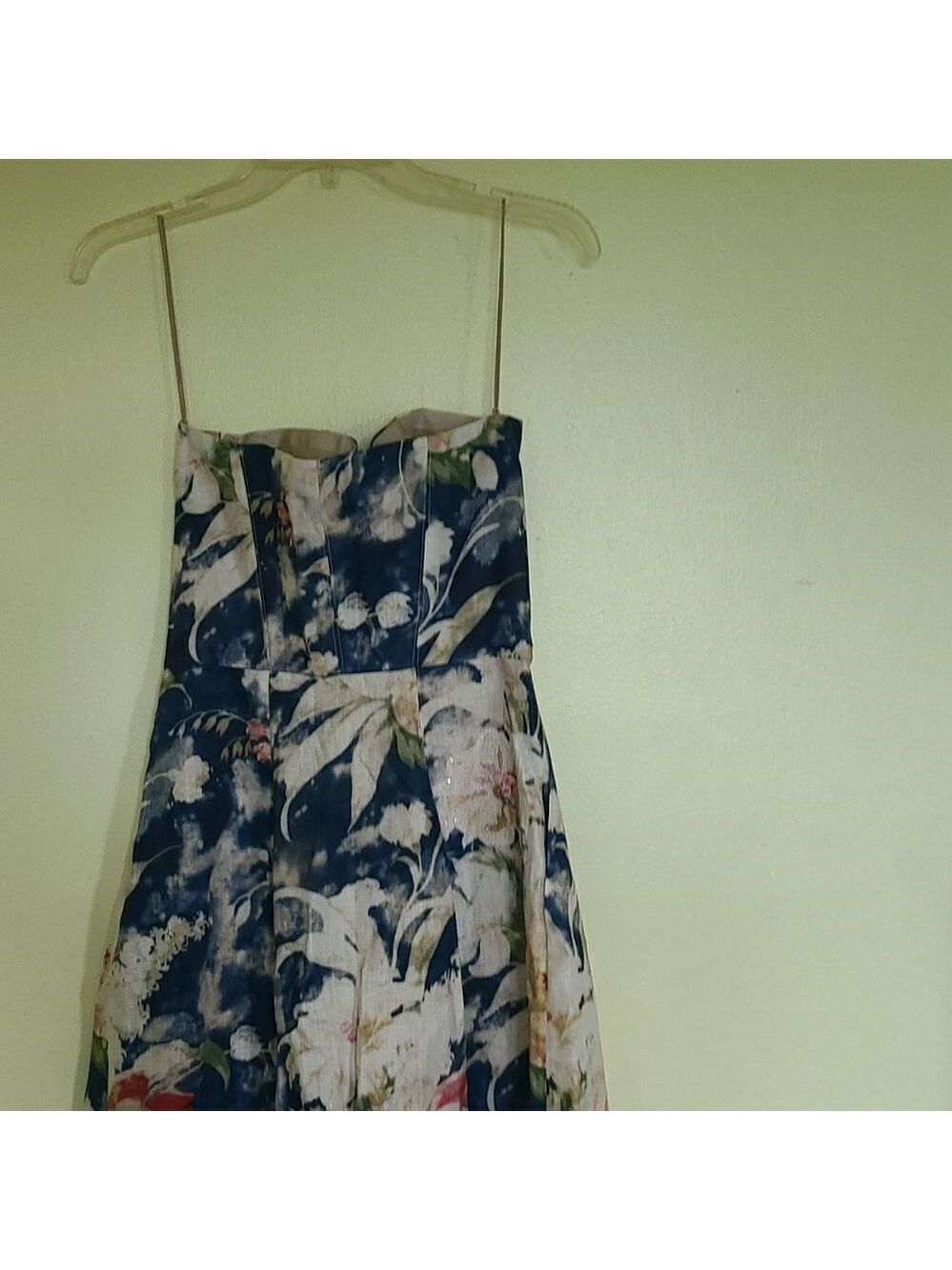 Ralph Lauren Purple Label Linen Strapless Dress - Picture 6 of 15